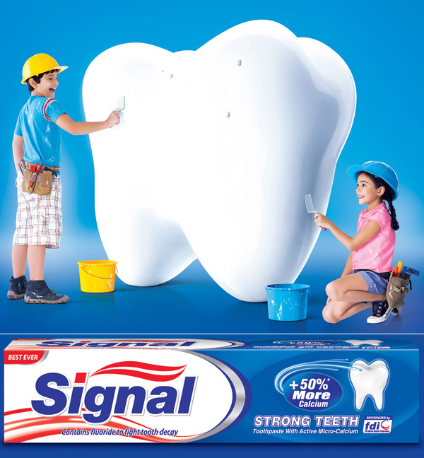 New Signal with Active Micro-Calcium prevents cavities and preserves your smile